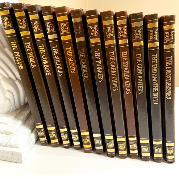 Time Other - 12 1973 Time inc collection of vintage Old West hard cover books